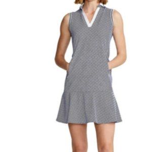 RLX Ralph Lauren Printed V-Neck Knit Liberty Square Key Golf Dress NWT B9-48